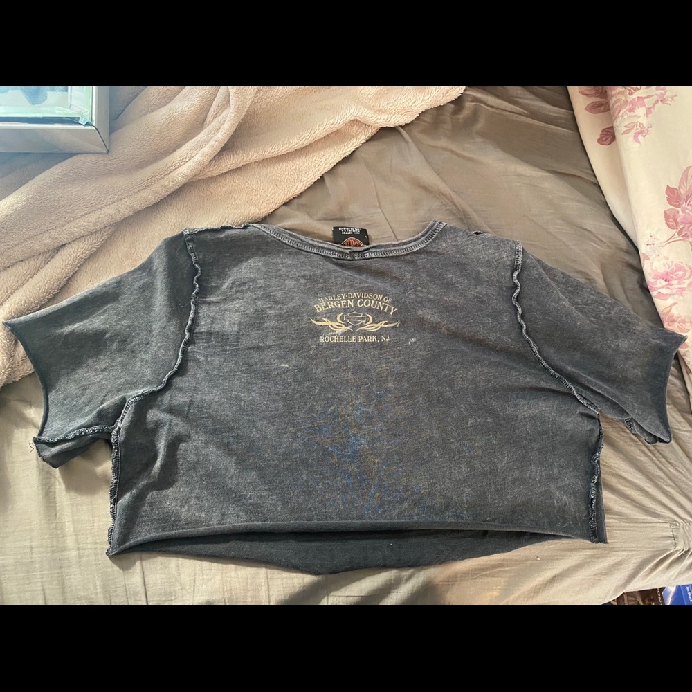 harley davidson cropped top